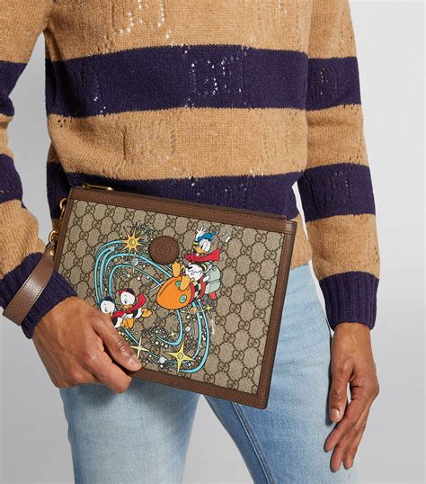 gucci donald duck pouch|gucci donald duck slippers.